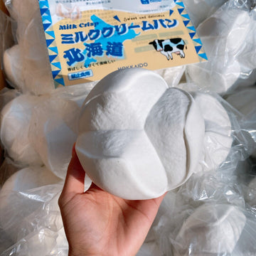 BLOOMING MILK BUN SQUISHY | SLOW-RISING STRESS TOY