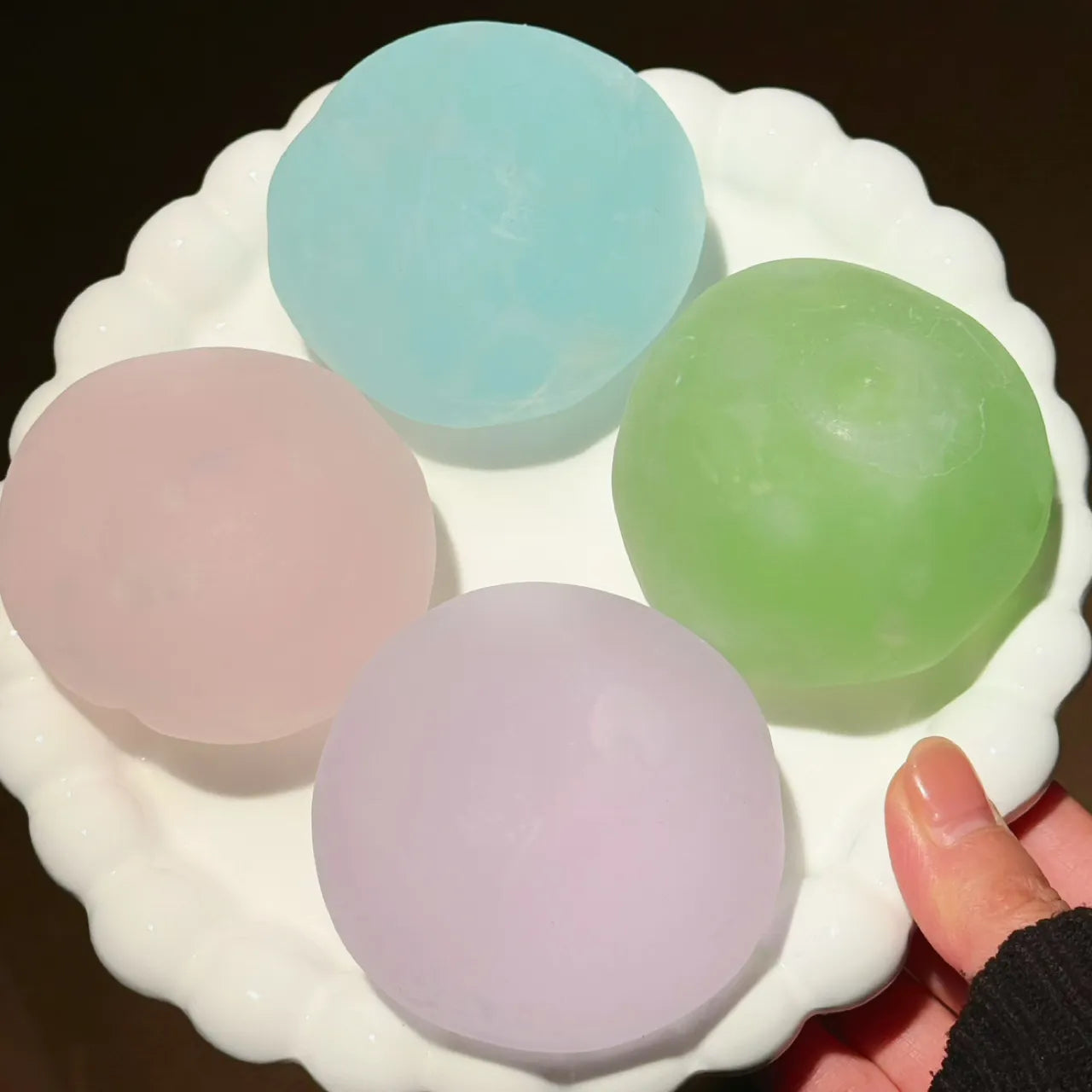 SNOW SKIN MOCHI COCONUT OIL HANDMADE SQUISHY BALL