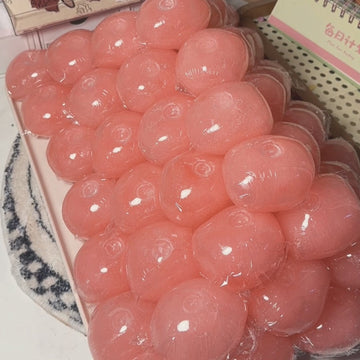 PEACH ICE SLUSH HANDMADE SQUISHY BALL