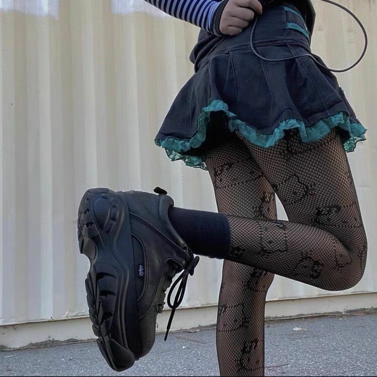 LOLITA KATIE LOLITA KITTY CAT JK PANTS FISHING NET SILK STOCKINGS
