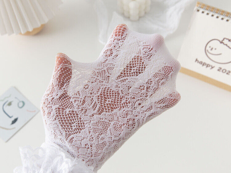 LACE KNEE SOCKS LOLITA CALF SOCKS JK LACE MID TUBE SOCKS