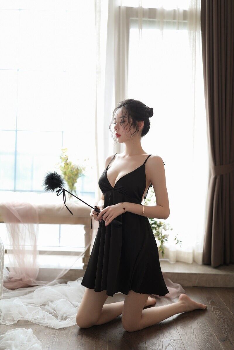FASHION WING SLING FASHION NIGHTDRESS TEMPTATIONBACKLESS NIGHTDRESS