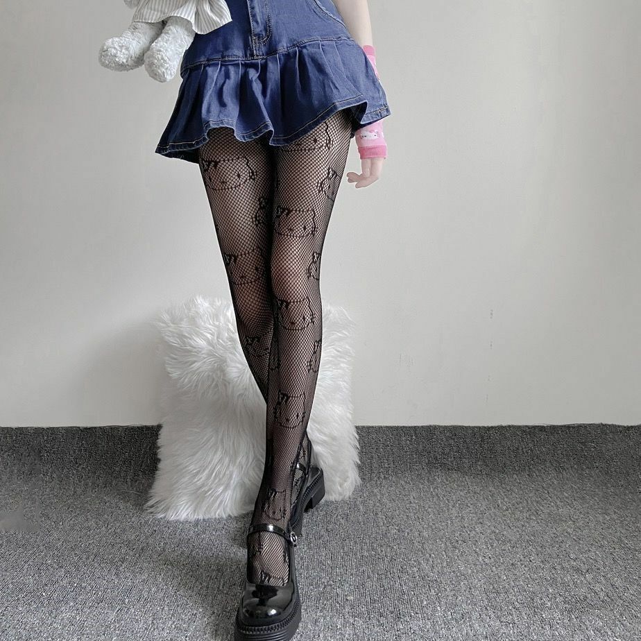 LOLITA KATIE LOLITA KITTY CAT JK PANTS FISHING NET SILK STOCKINGS