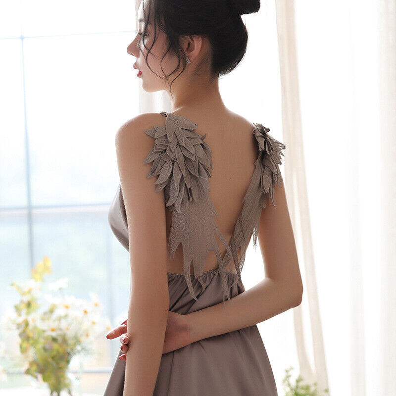 FASHION WING SLING FASHION NIGHTDRESS TEMPTATIONBACKLESS NIGHTDRESS