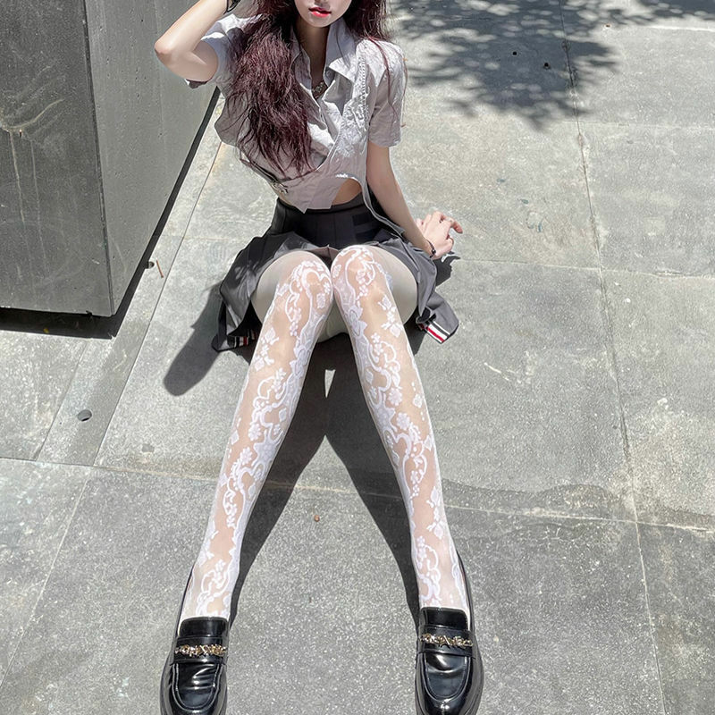 JACQUARD FASHION LOLITA SOCKS JK VERSATILE PANTYHOSE