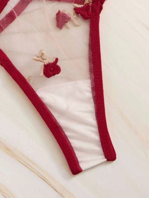 THREE POINT TULLE THONG NIGHTDRESS