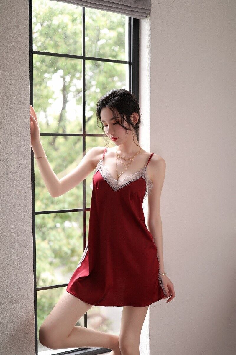 BACKLESS SUSPENDER LACE NIGHTDRESS SET