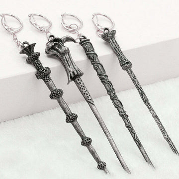 ALLOY ORNAMENT MAGIC WAND KEY RING