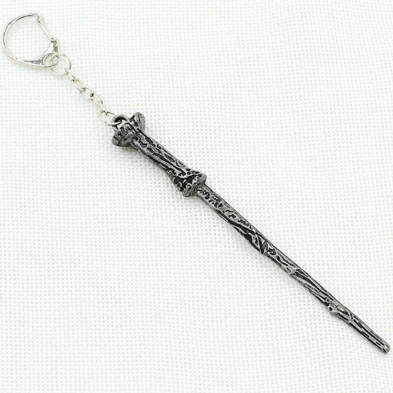 ALLOY ORNAMENT MAGIC WAND KEY RING