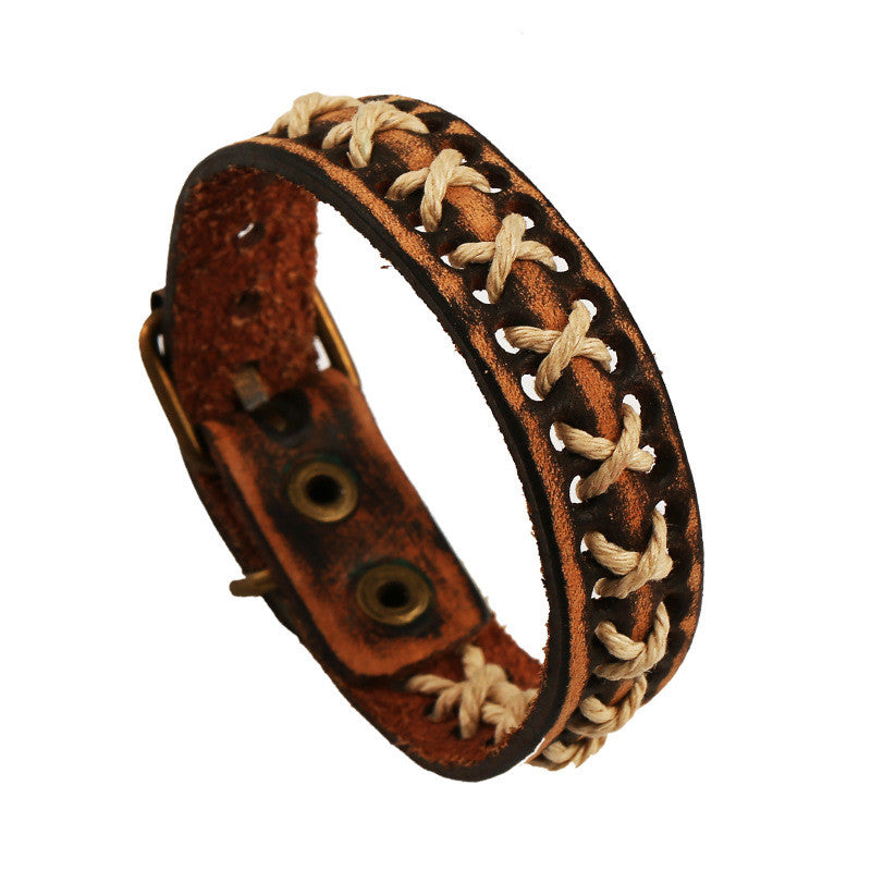 RETRO WOVEN HERMP ROPE BRACELET