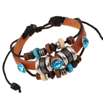 NATIONAL STYLE CRYSTAL MULTILAYER BRACELET