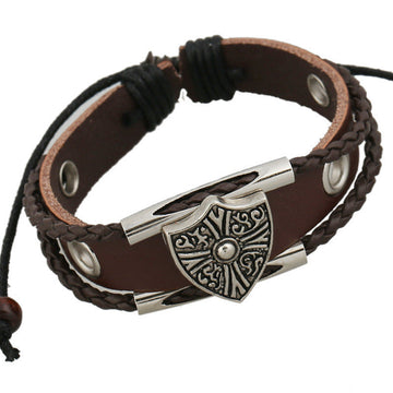 SHIELD WOVEN MULTILAYER BRACELET
