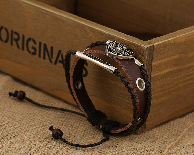 SHIELD WOVEN MULTILAYER BRACELET