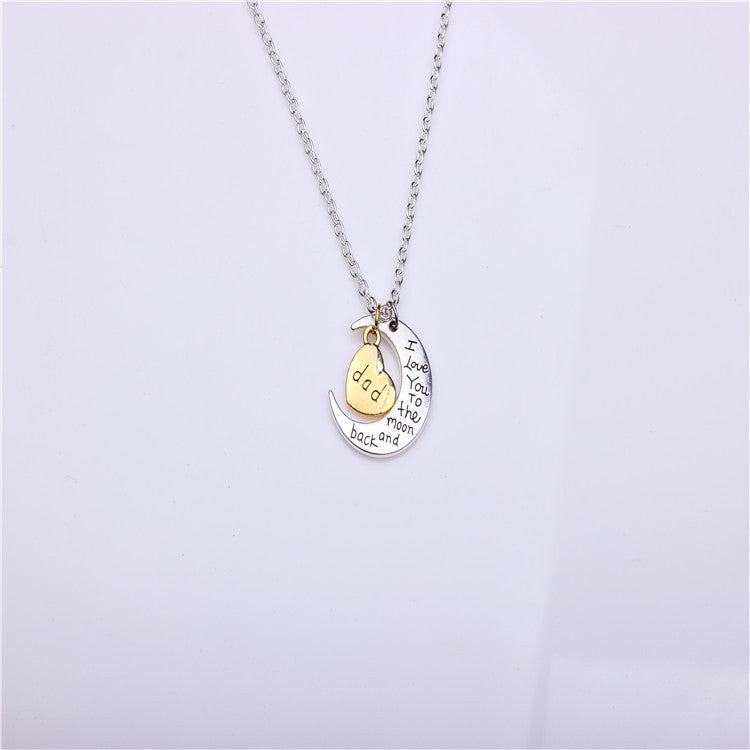 VALENTINE'S DAY GIFT MOON SUN NECKLACE