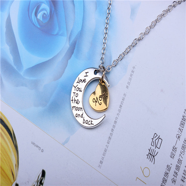 VALENTINE'S DAY GIFT MOON SUN NECKLACE