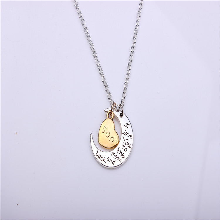 VALENTINE'S DAY GIFT MOON SUN NECKLACE
