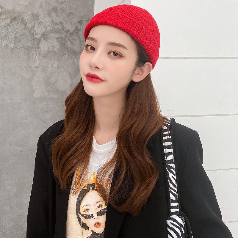 DOMED WINTER KNITTED MEN'S AND WOMEN'S WOOL HAT