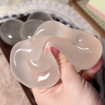 WHITE JADE SQUISHY BALL