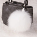 WHOLESALE FOX FUR POM POM KEYCHAINS