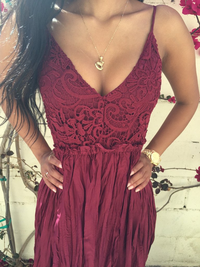 Sexy Backless V-neck Lace Patchwork Chiffon Club Dress