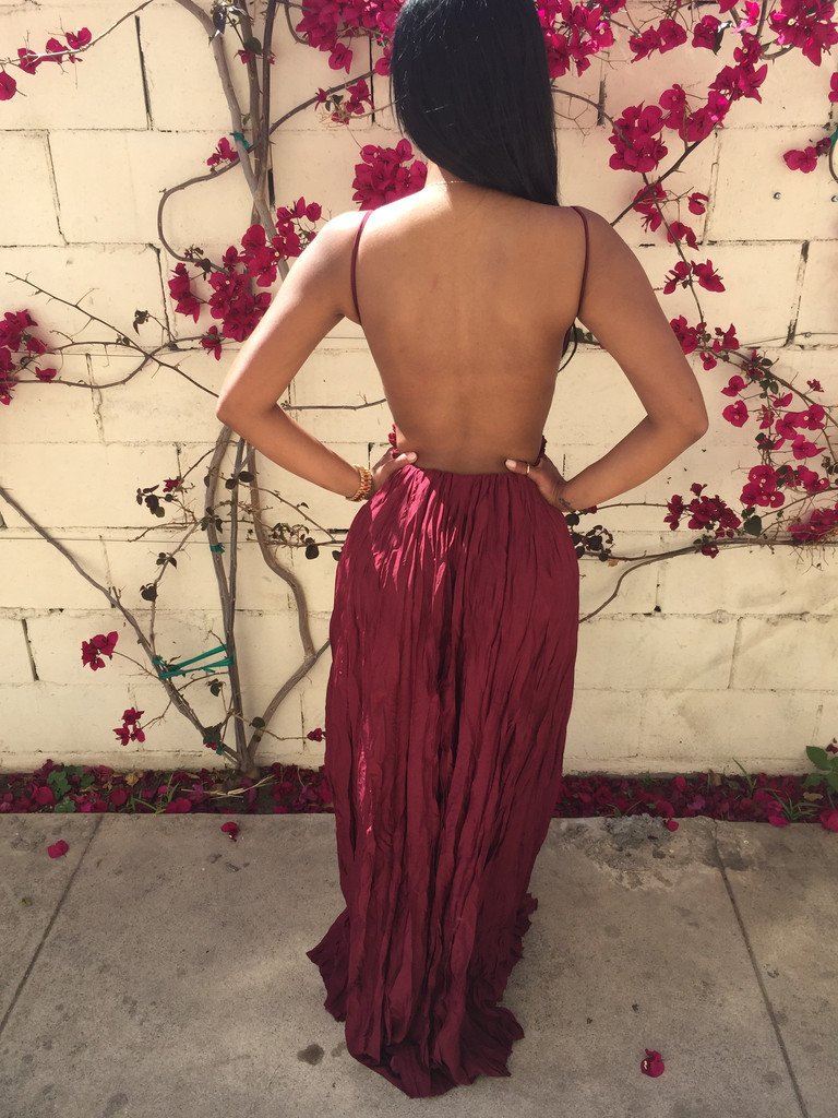 Sexy Backless V-neck Lace Patchwork Chiffon Club Dress