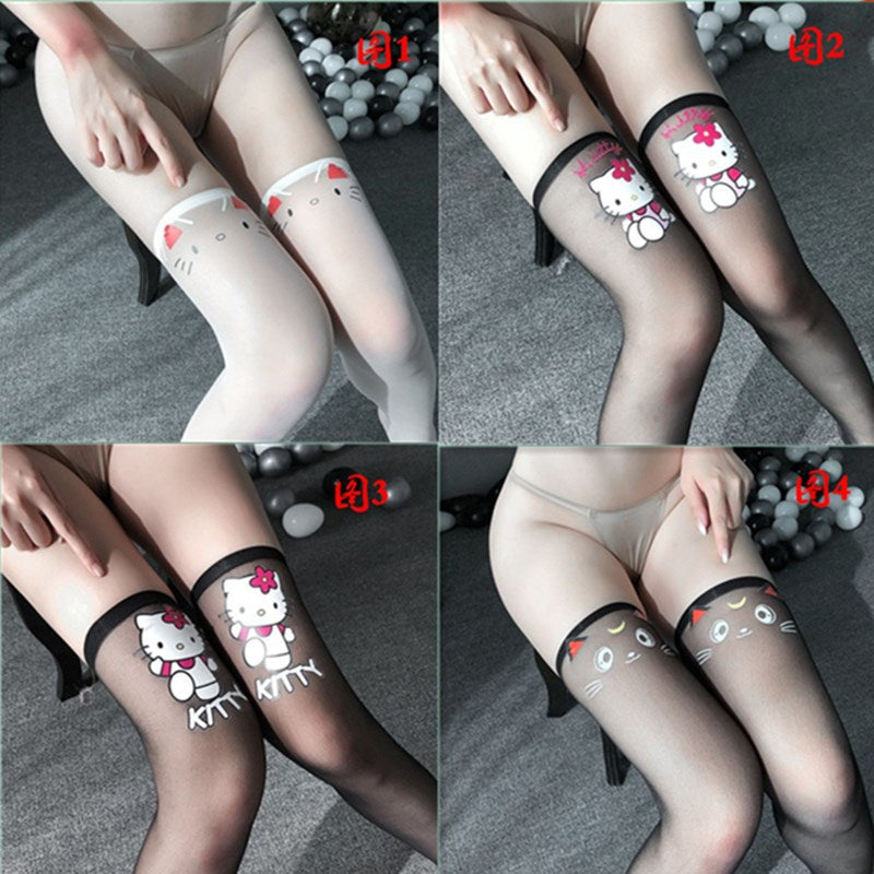 FASHION PANTYHOSE SAILOR MOON PUSSY FACE JAPANESE STOCKINGS