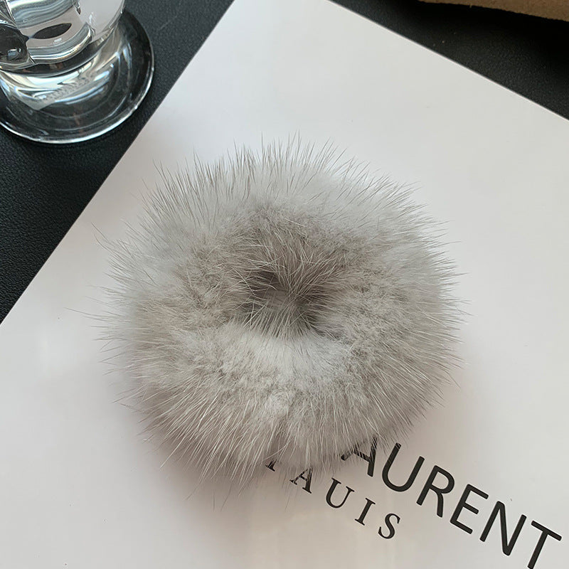CUTE MINK FUR HAIRBAND - WINTER HAIR ACCESSORY