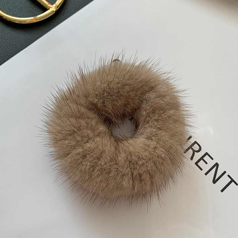 CUTE MINK FUR HAIRBAND - WINTER HAIR ACCESSORY