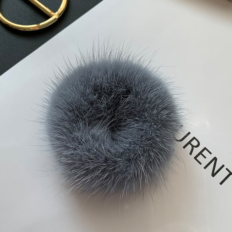 CUTE MINK FUR HAIRBAND - WINTER HAIR ACCESSORY