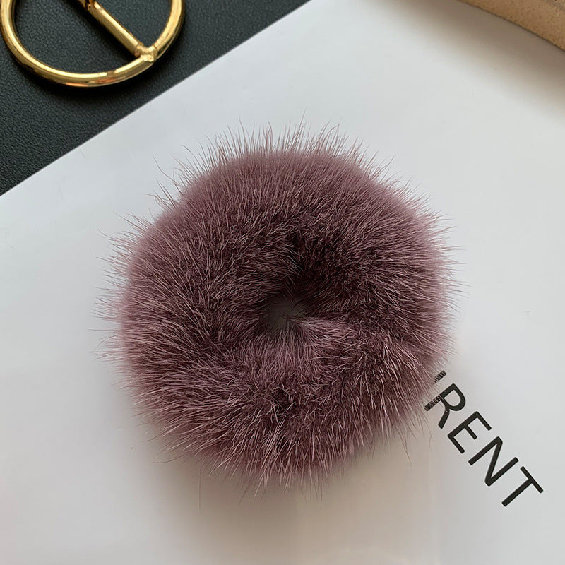 CUTE MINK FUR HAIRBAND - WINTER HAIR ACCESSORY