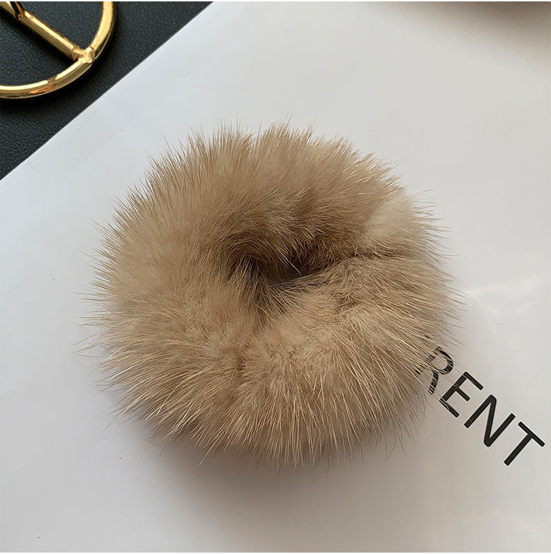 CUTE MINK FUR HAIRBAND - WINTER HAIR ACCESSORY