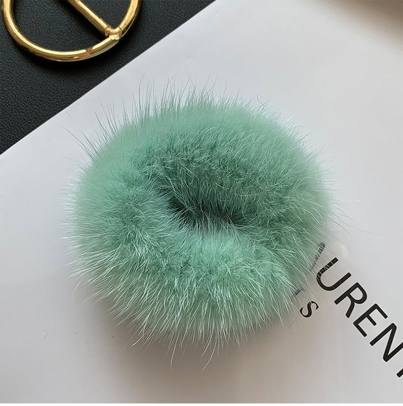CUTE MINK FUR HAIRBAND - WINTER HAIR ACCESSORY