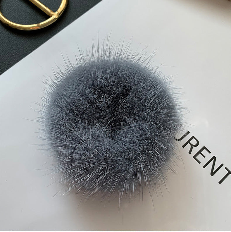 CUTE MINK FUR HAIRBAND - WINTER HAIR ACCESSORY