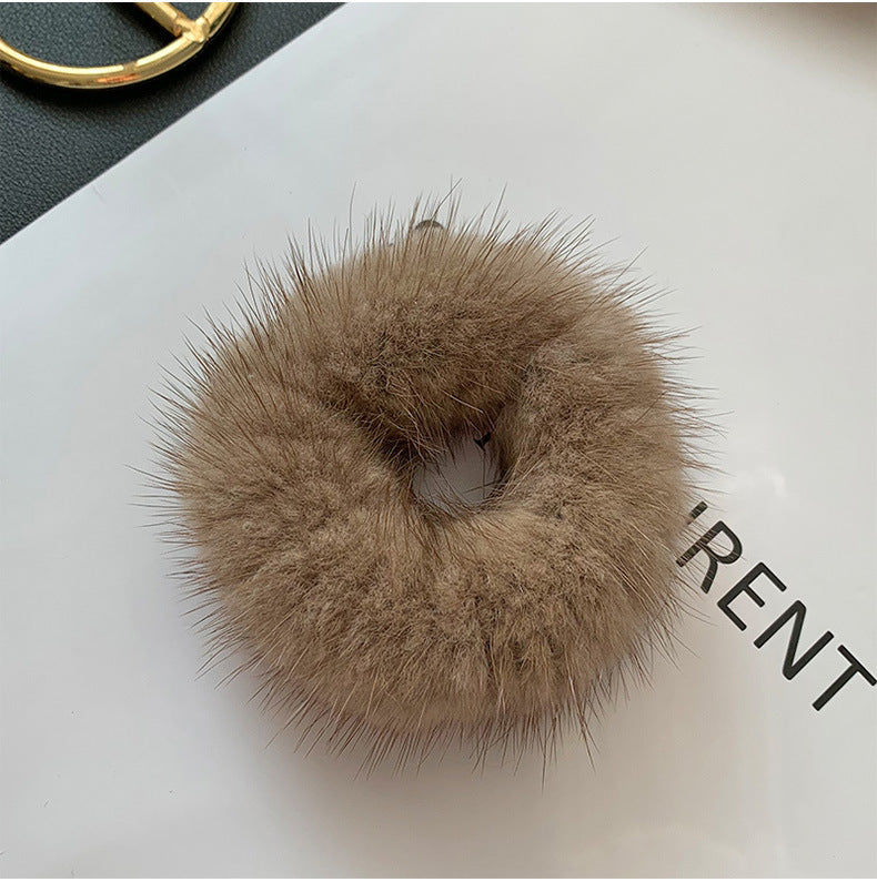 CUTE MINK FUR HAIRBAND - WINTER HAIR ACCESSORY