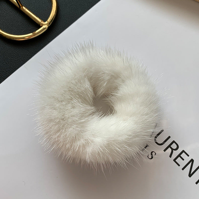 CUTE MINK FUR HAIRBAND - WINTER HAIR ACCESSORY