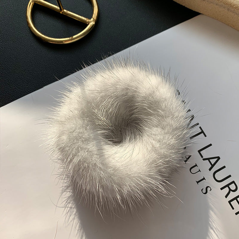 CUTE MINK FUR HAIRBAND - WINTER HAIR ACCESSORY