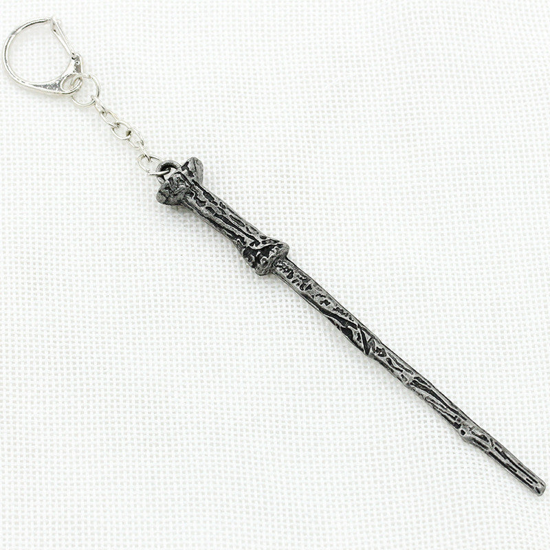 ALLOY ORNAMENT MAGIC WAND KEY RING