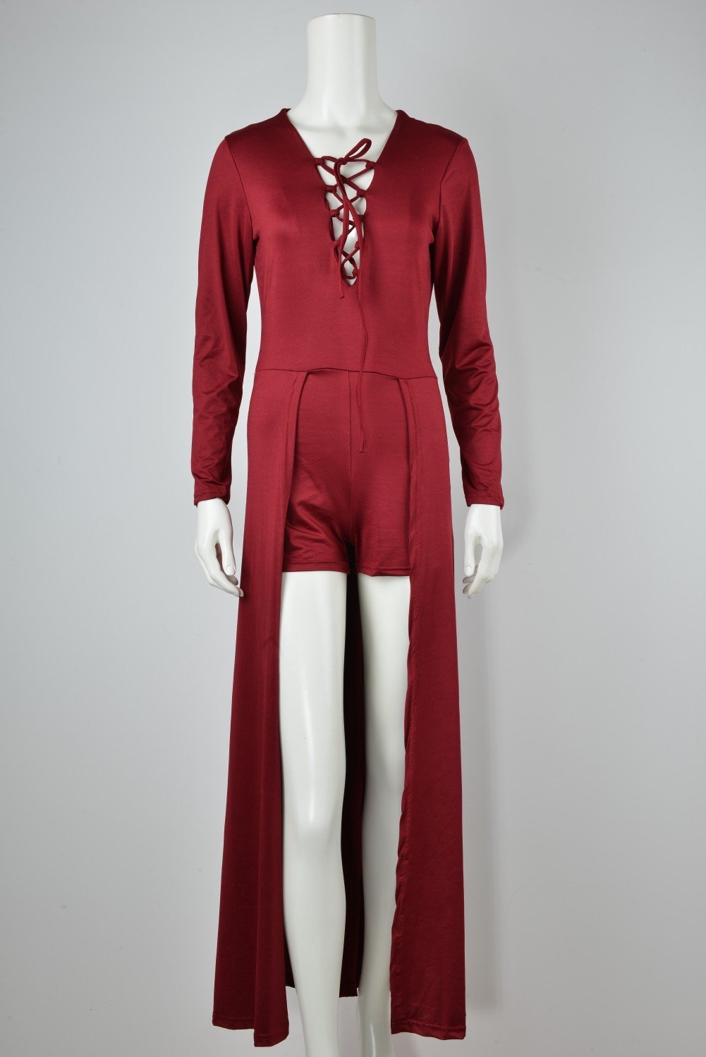 Fashion Sexy Strap Cross Jumpsuit Irregular Dresses