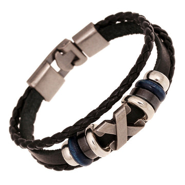 RETRO STYLE WOVEN MULTILAYER BEADED BRACELET