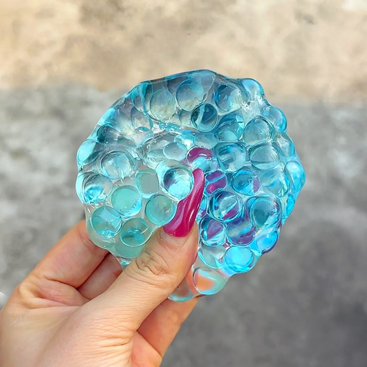 COLOR CANDY POP BEAD SQUISHY BALL