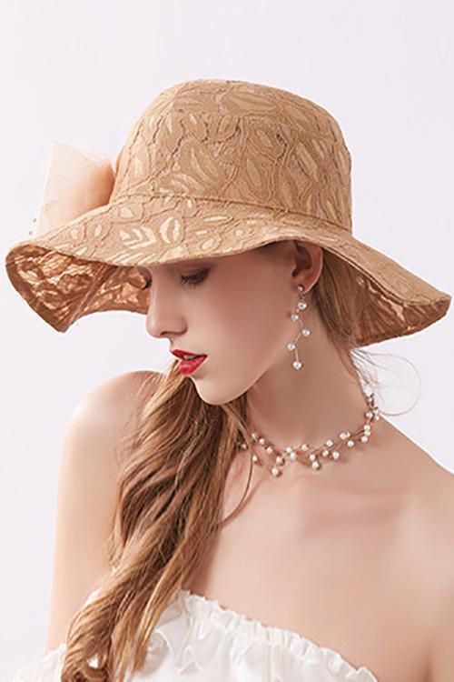 LACE FLOWER HAT