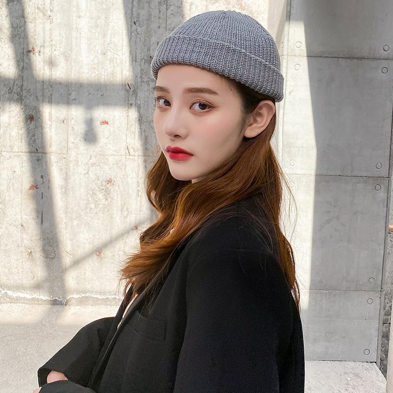 DOMED WINTER KNITTED MEN'S AND WOMEN'S WOOL HAT