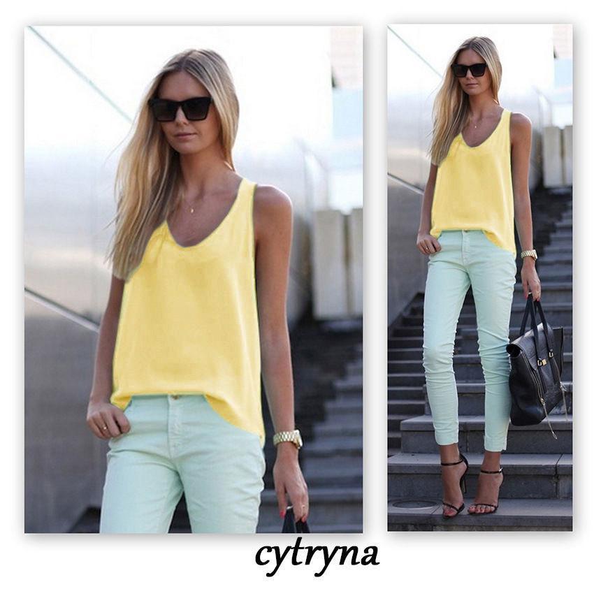 Scoop Sleeveless Pure Color Casual Loose Vest