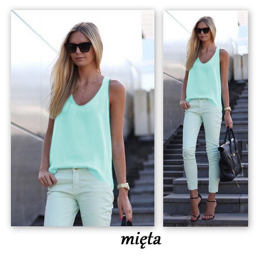 Scoop Sleeveless Pure Color Casual Loose Vest