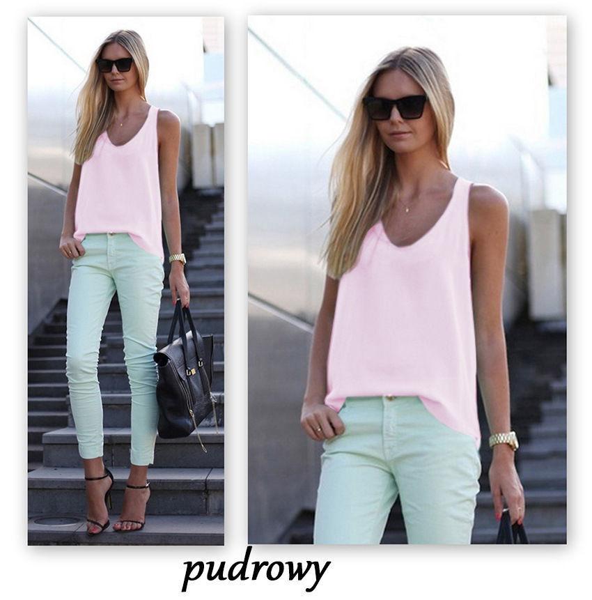 Scoop Sleeveless Pure Color Casual Loose Vest