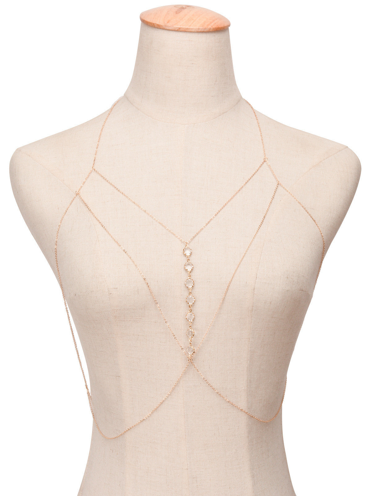 BEACH PARY FASHION CRYSTAL BODYCHAIN