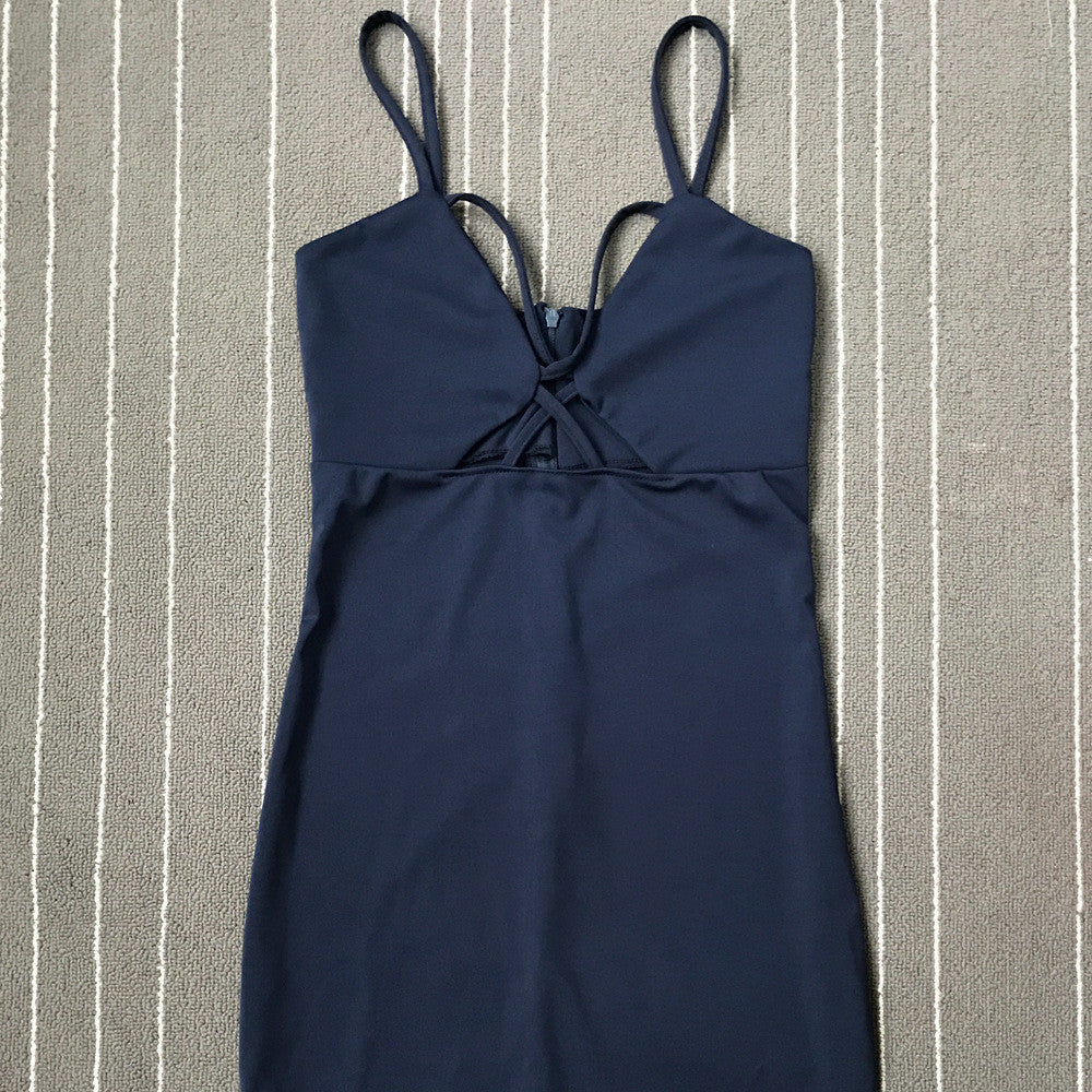 Sexy Sleeveless Women's Dress Elegant Evening  Party Camisole Floral Dress