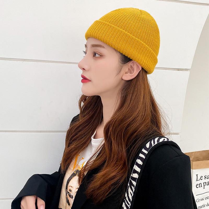 DOMED WINTER KNITTED MEN'S AND WOMEN'S WOOL HAT