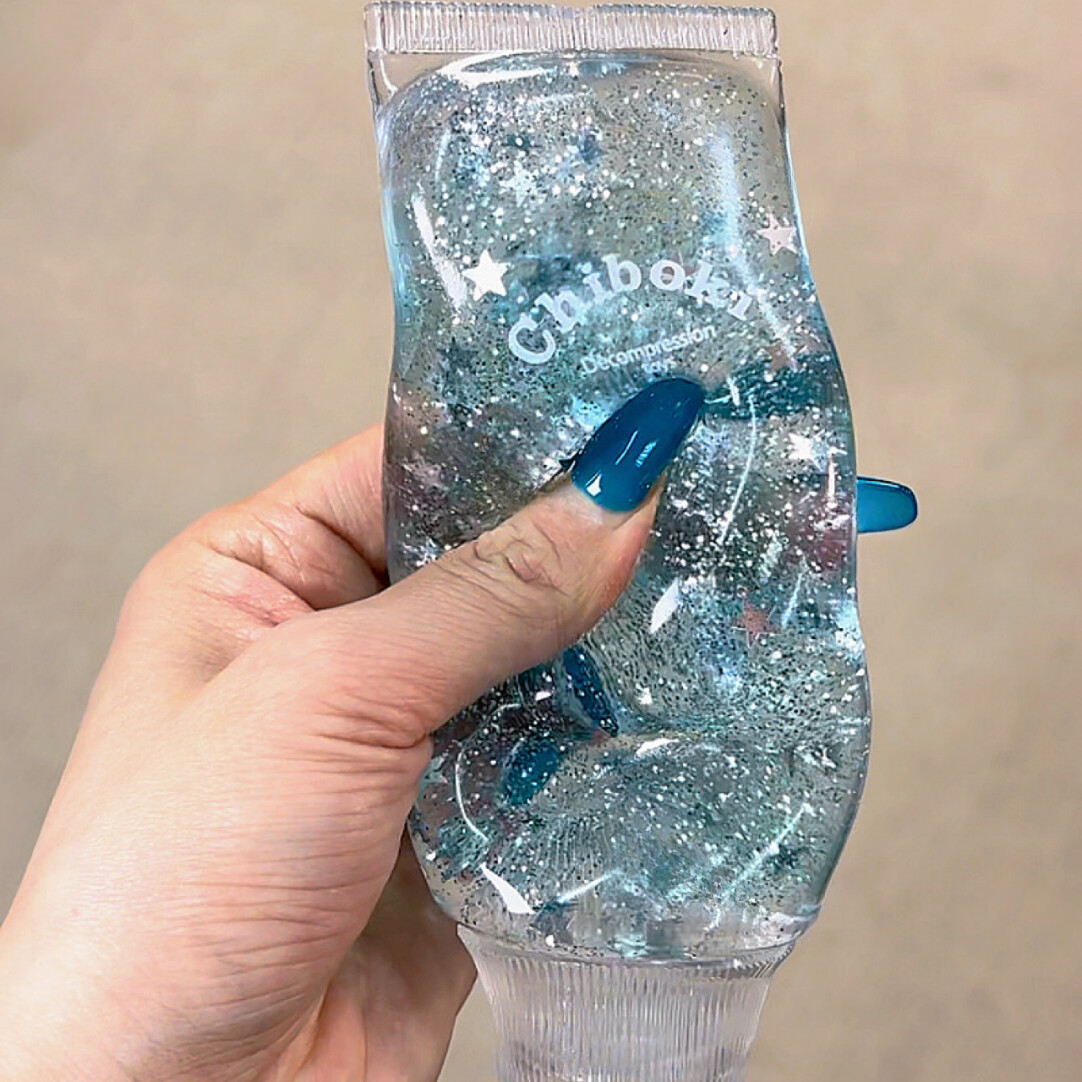 SPARKLING TOOTHPASTE SQUISHY BALL