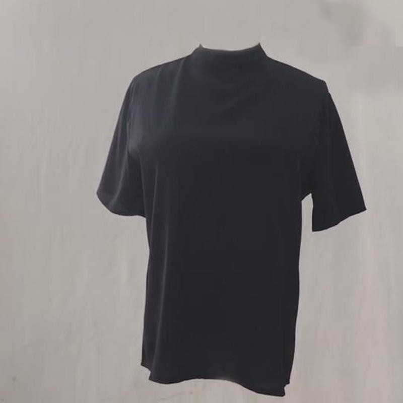 Halter Backless Short Sleeves Slim Sexy T-shirt
